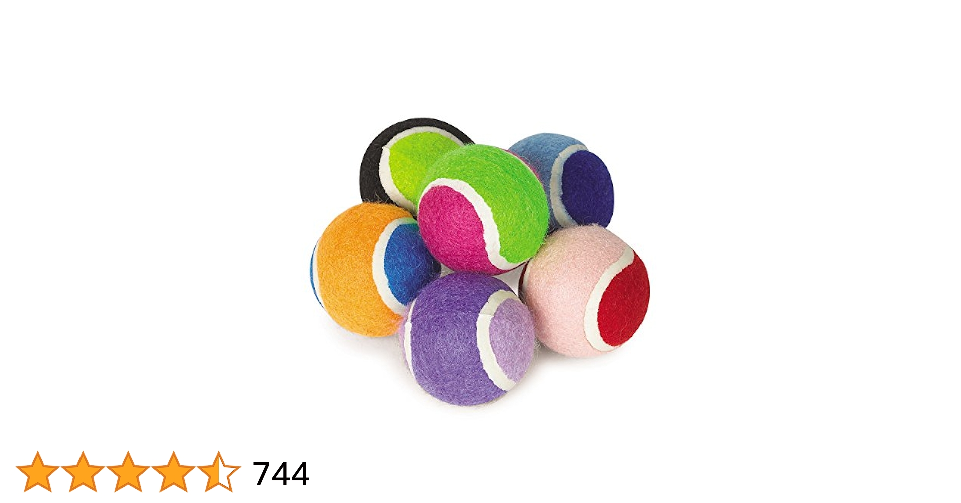 ポール Amazon | ミニサイズ・テニスボール6色セット | Zanies | ボール